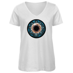 V NECK SHIRT - IRIS 2.0