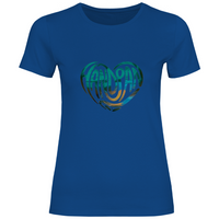 Damen T-Shirt HEART GREEN
