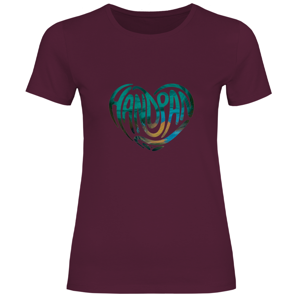 Damen T-Shirt HEART GREEN