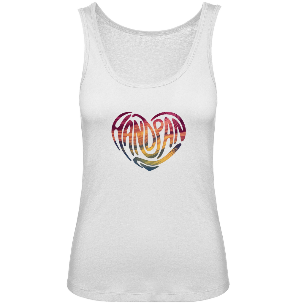 Damen Premium Organic Tank Top HEART-CLEAR2