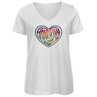 V NECK SHIRT - HEART-FILLED