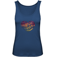Damen Premium Organic Tank Top HEART-CLEAR2