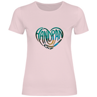 Damen T-Shirt HEART GREEN