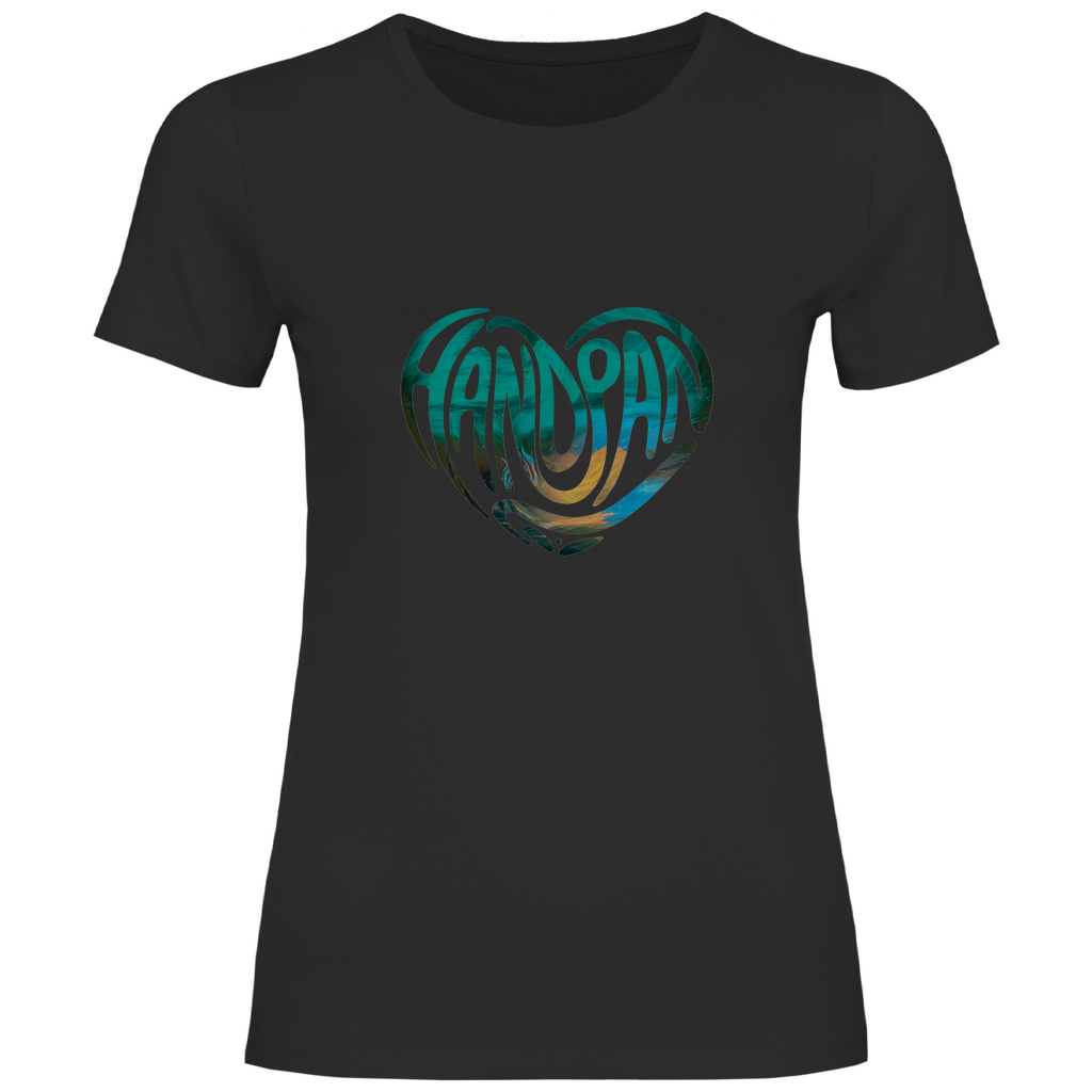 Damen T-Shirt HEART GREEN
