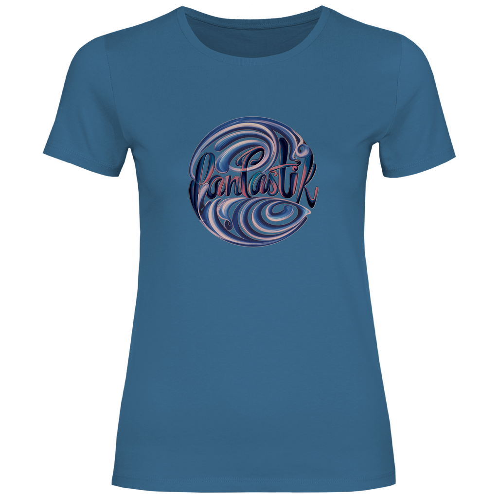Damen T-Shirt SWIRL PURPLE
