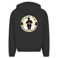 Herren Oversize Zipper Hoodie
