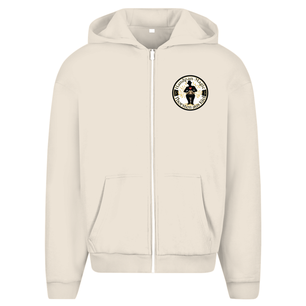 Herren Oversize Zipper Hoodie