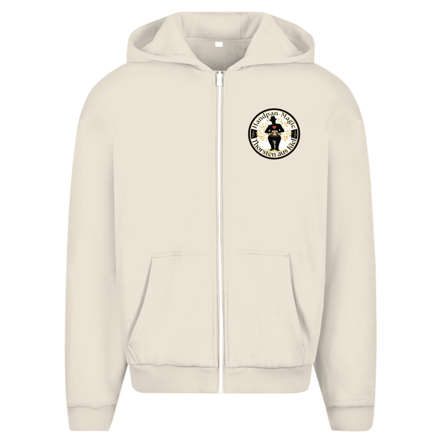 Herren Oversize Zipper Hoodie