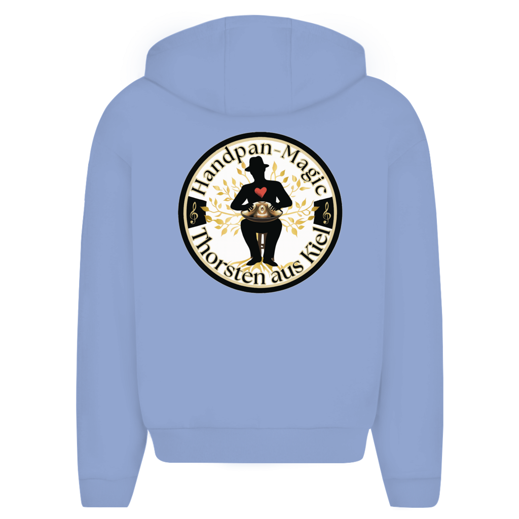 Herren Oversize Zipper Hoodie