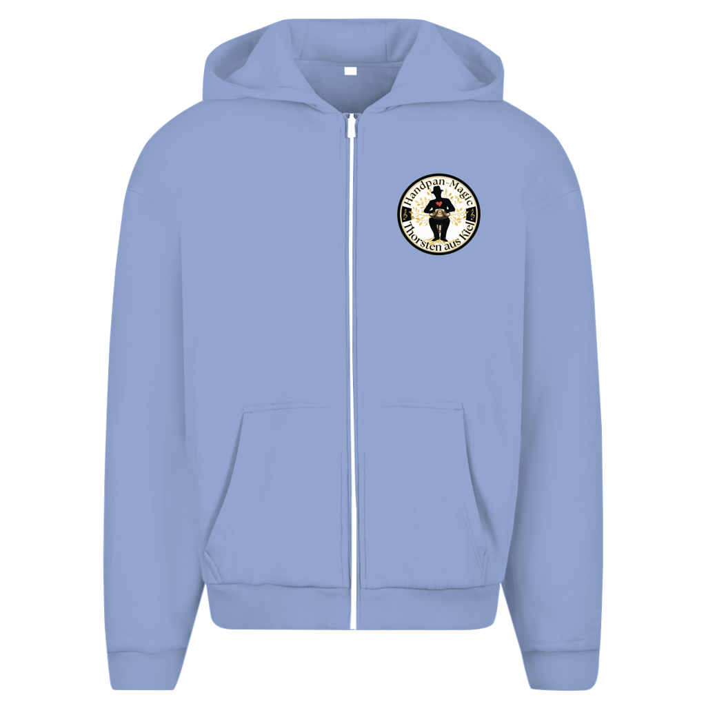 Herren Oversize Zipper Hoodie