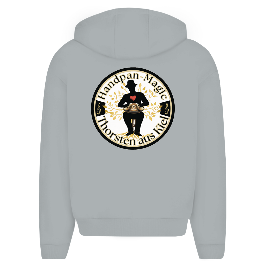 Herren Oversize Zipper Hoodie