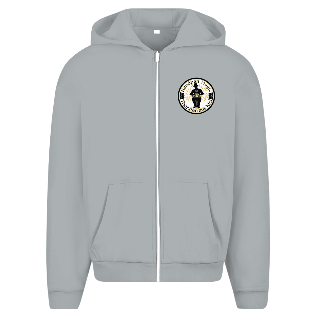 Herren Oversize Zipper Hoodie