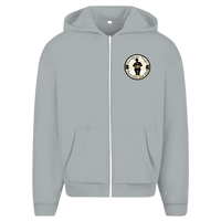 Herren Oversize Zipper Hoodie