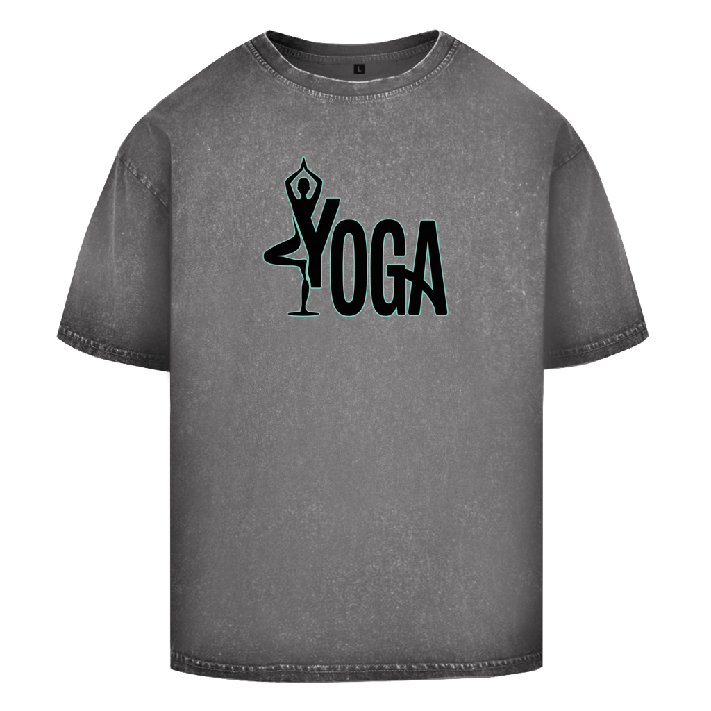 Oversize Washed T-Shirt Yoga