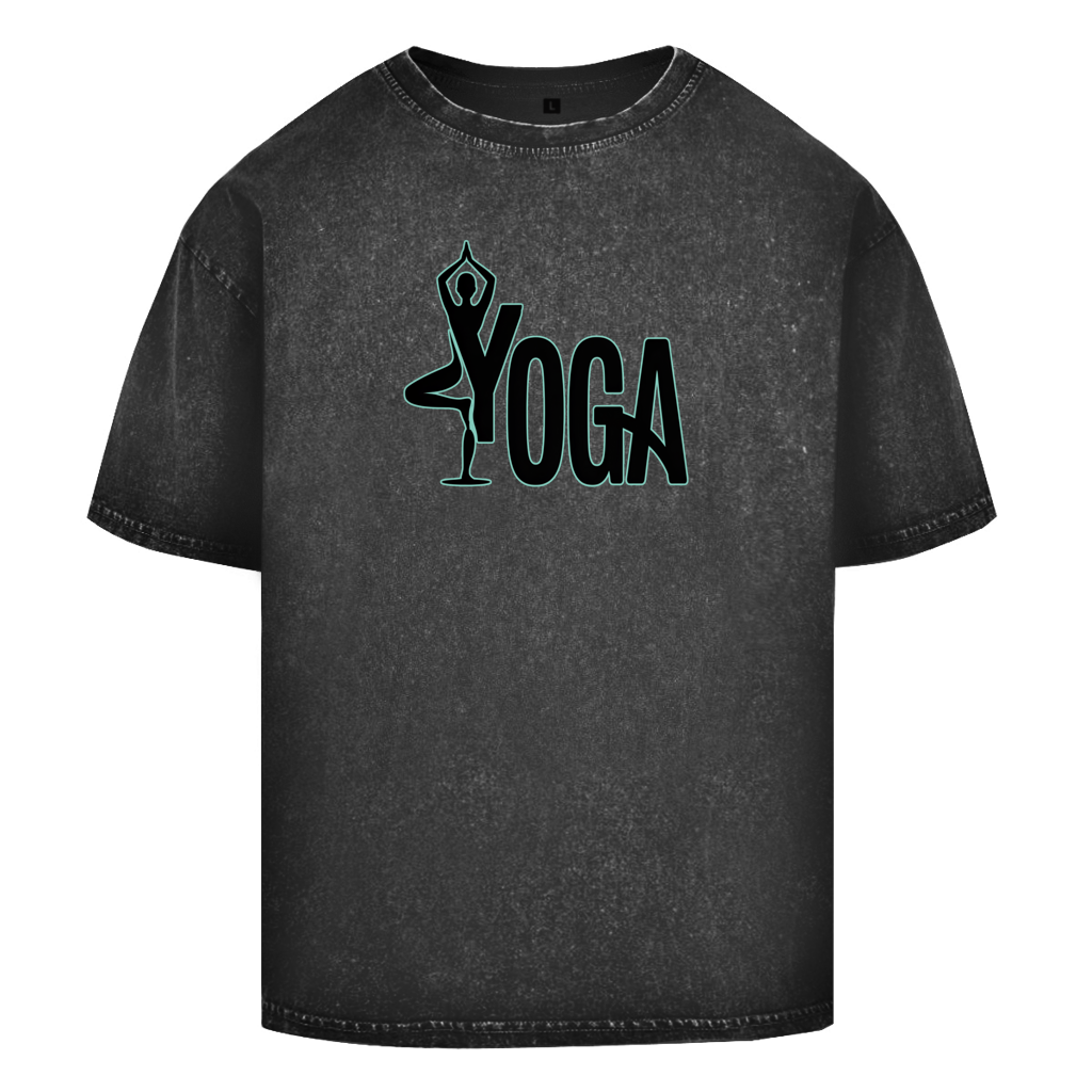 Oversize Washed T-Shirt Yoga