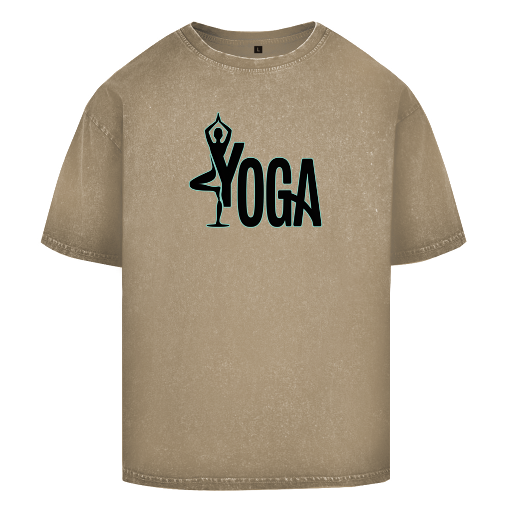 Oversize Washed T-Shirt Yoga