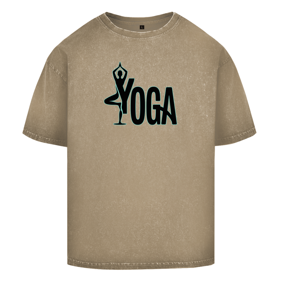 Oversize Washed T-Shirt Yoga