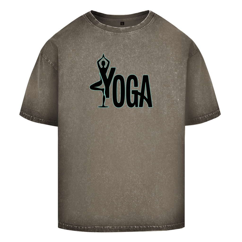 Oversize Washed T-Shirt Yoga