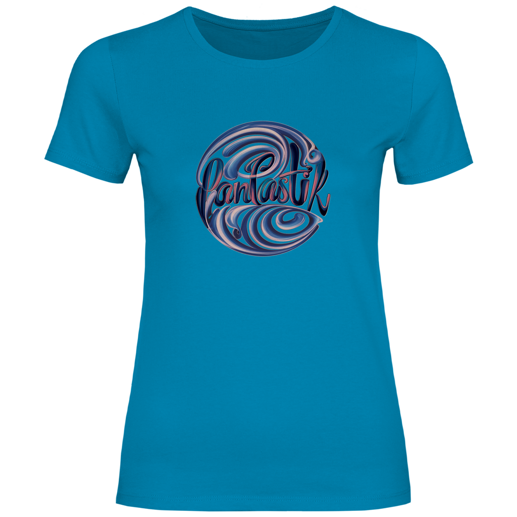 Damen T-Shirt SWIRL PURPLE