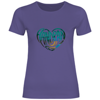Damen T-Shirt HEART GREEN