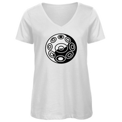 V NECK SHIRT - YIN YANG PAN