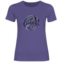 Damen T-Shirt SWIRL PURPLE