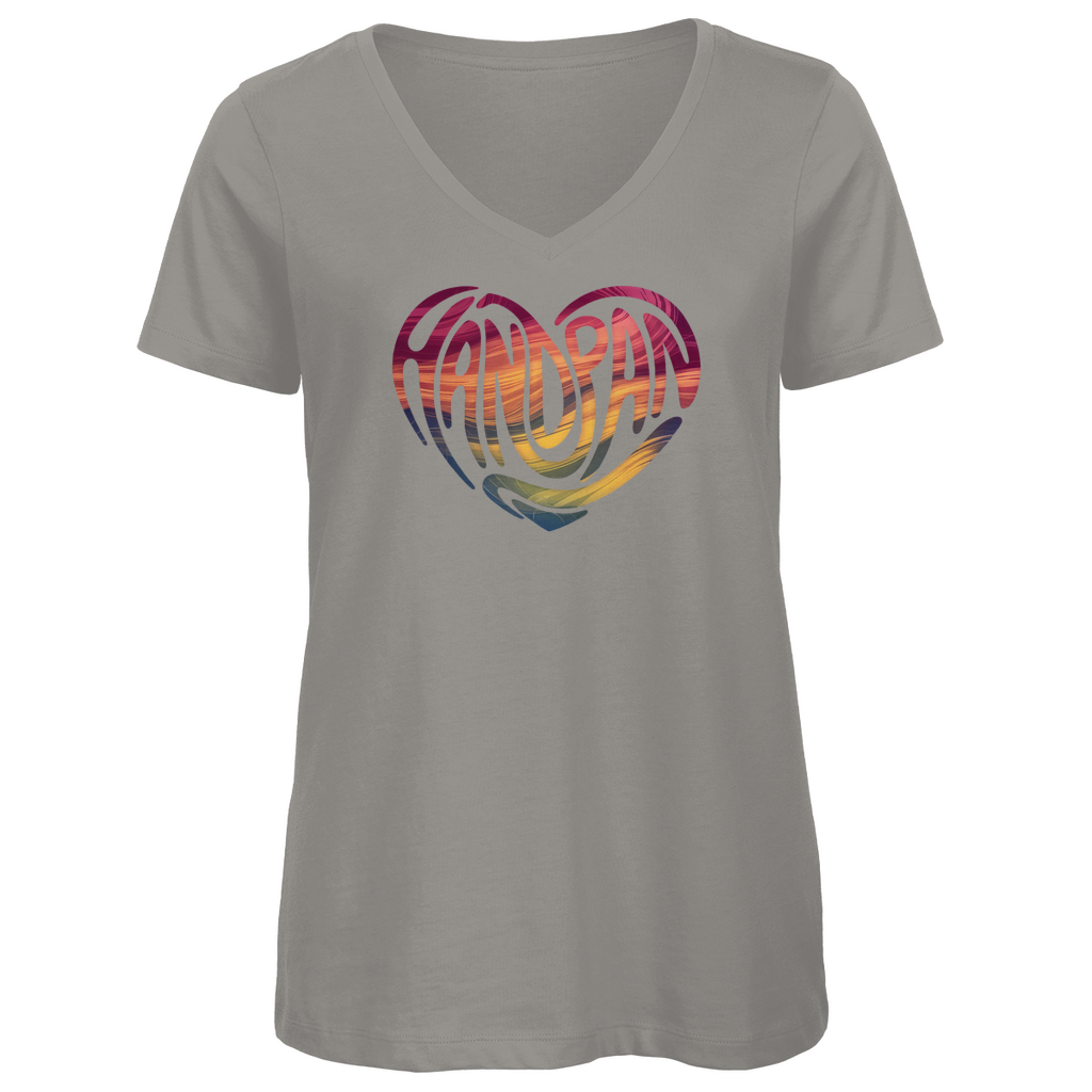 V NECK SHIRT -  HEART