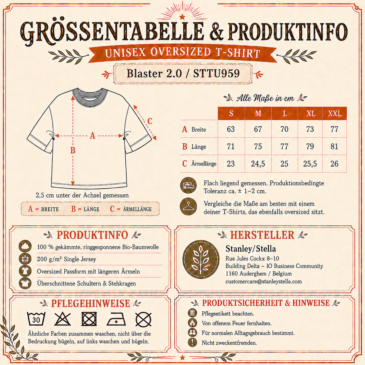 GRUBE 2026 / UNISEX / PREMIUM OVERSIZED / BIG LOGO WHITE