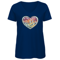 V NECK SHIRT - HEART-FILLED