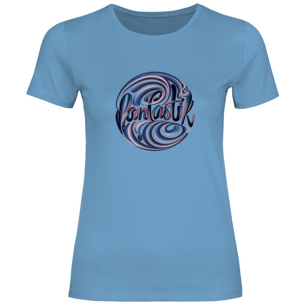 Damen T-Shirt SWIRL PURPLE