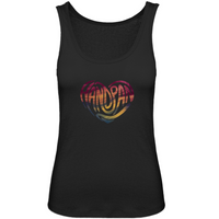 Damen Premium Organic Tank Top HEART-CLEAR2