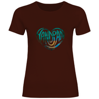 Damen T-Shirt HEART GREEN