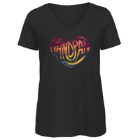 V NECK SHIRT -  HEART