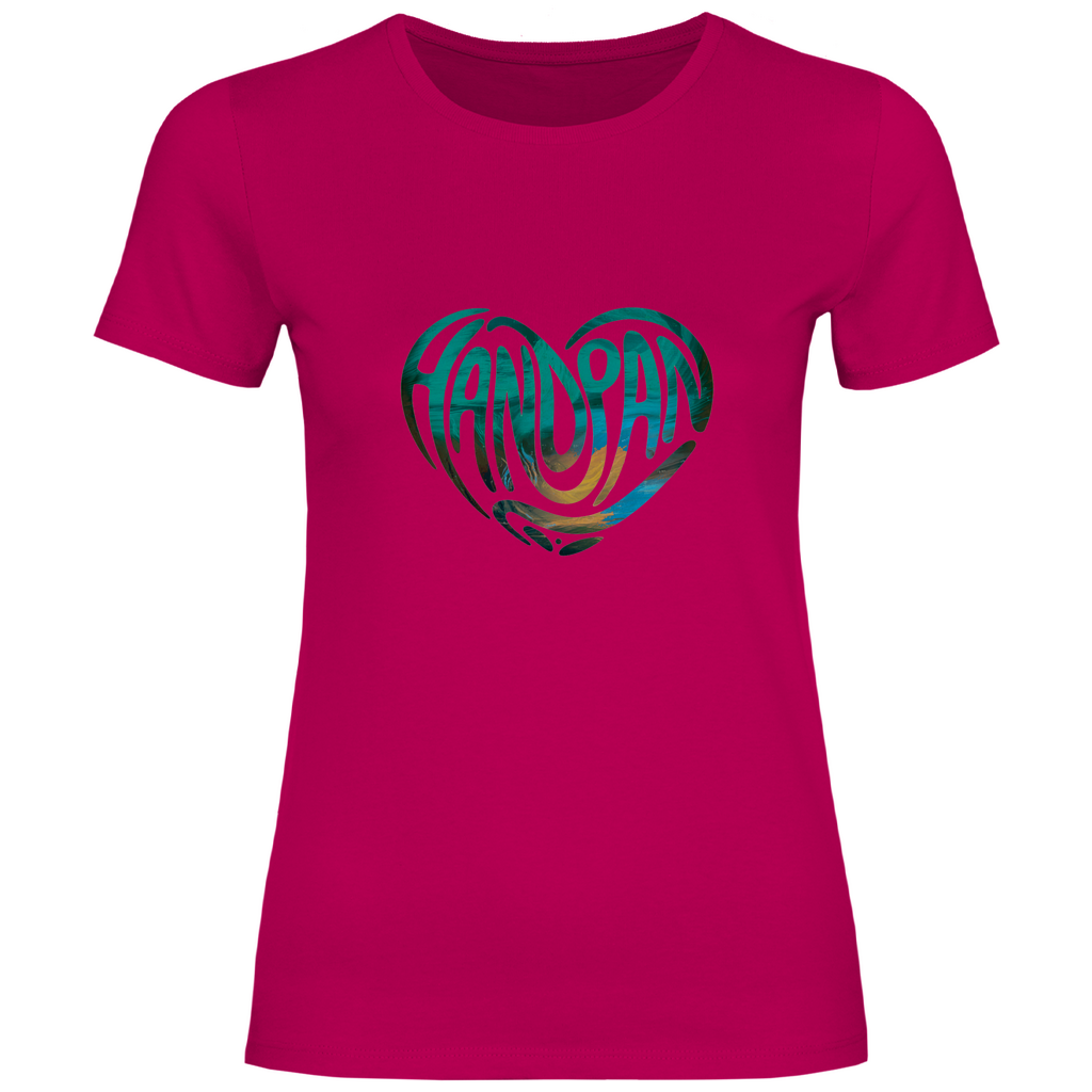Damen T-Shirt HEART GREEN