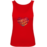 Damen Premium Organic Tank Top HEART-CLEAR2