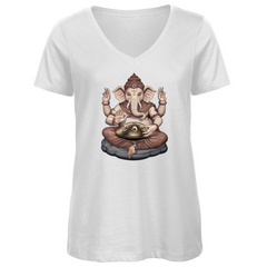 V NECK SHIRT - GANESHA PAN